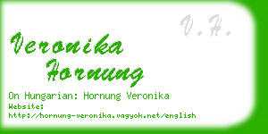 veronika hornung business card